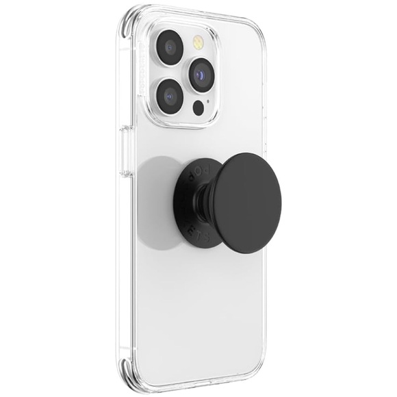 PopSockets: PopGrip with Swappable Top for Phones and Tablets - Black - Picture 2 of 7